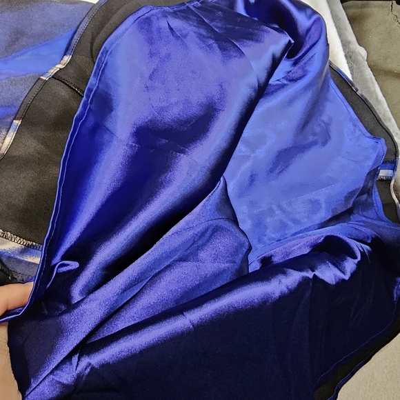 TAHARI SAHARA Elegant Blue and Black Women's Dress NWT  size 8 - Picture 7 of 15